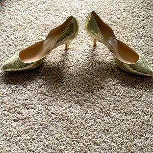 Loeffler Randall Gold Heels